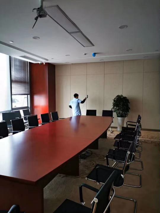 昆山行政中心室内空气净化工程现场2