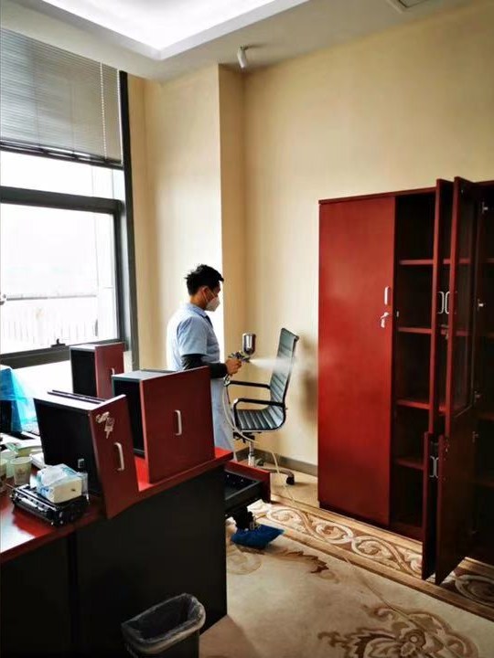 昆山行政中心室内空气净化工程现场4