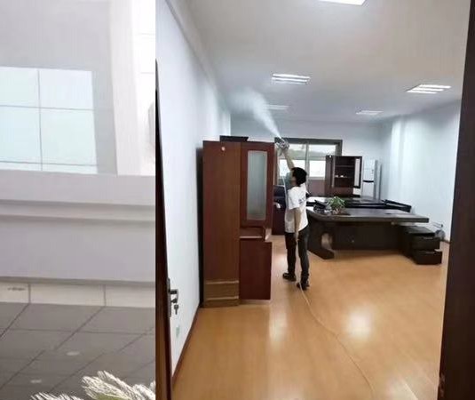 吴中区临湖公安室内空气净化工程现场2
