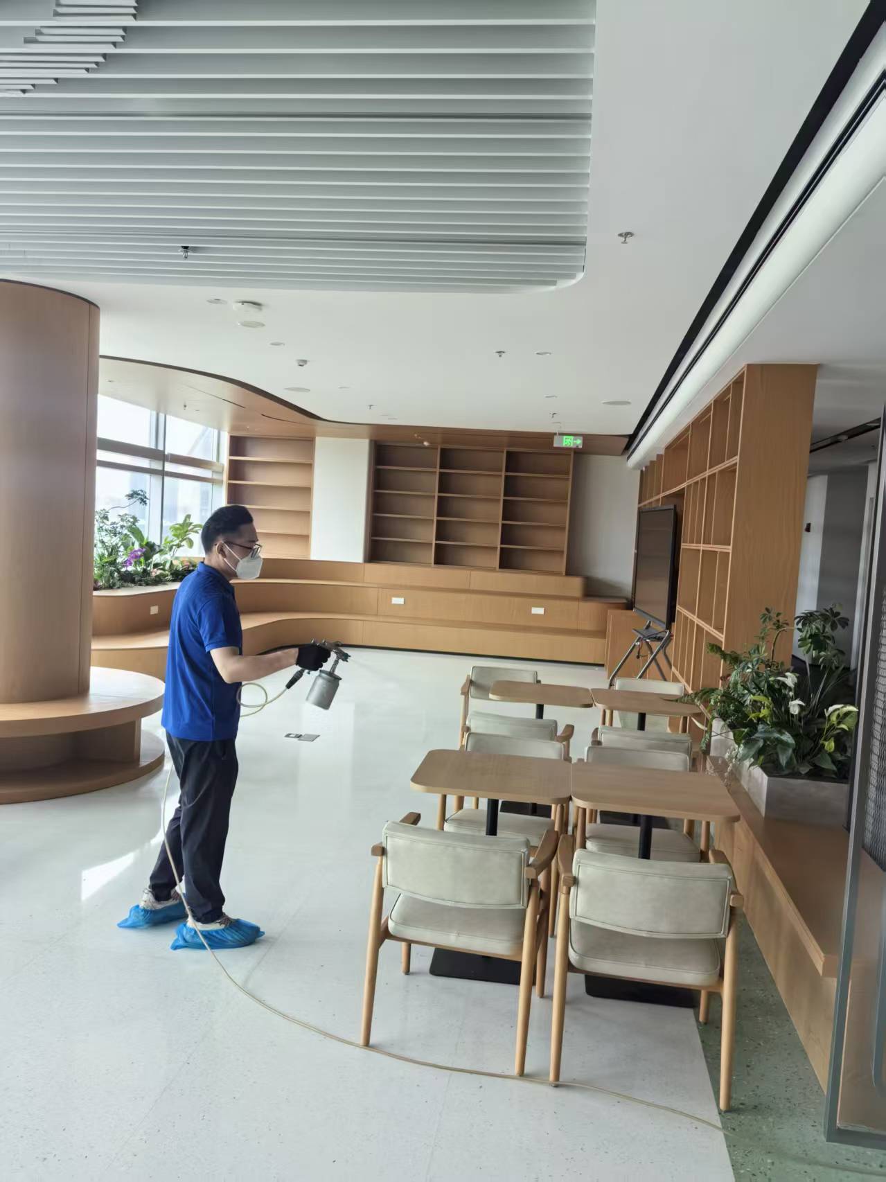 苏州工业园区总工会室内空气净化工程现场4