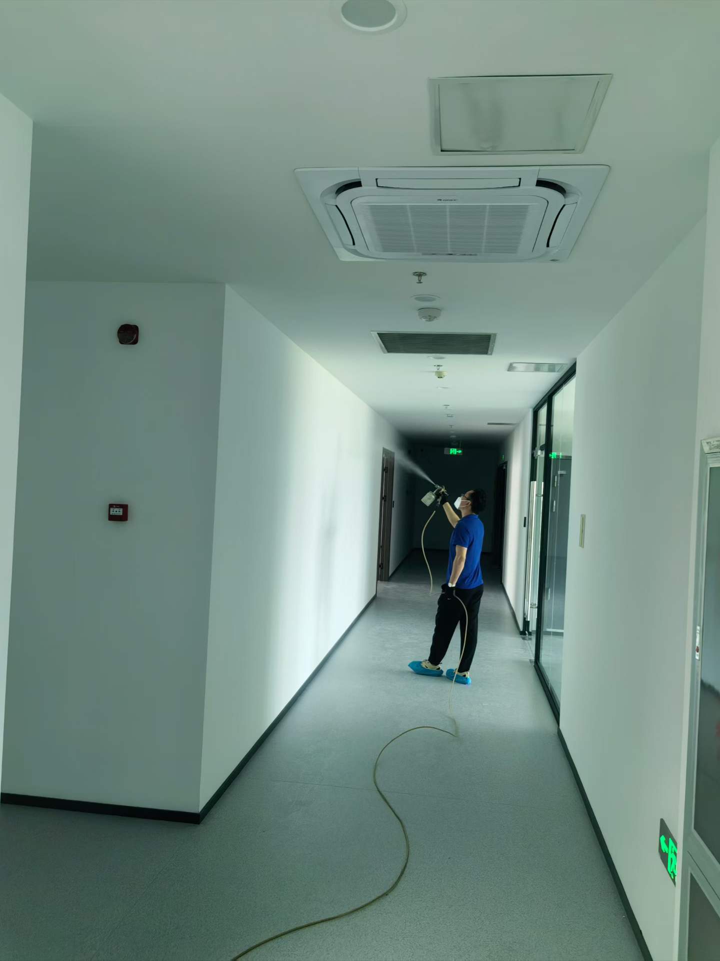 清华苏州环境创新研究院室内空气净化工程现场2