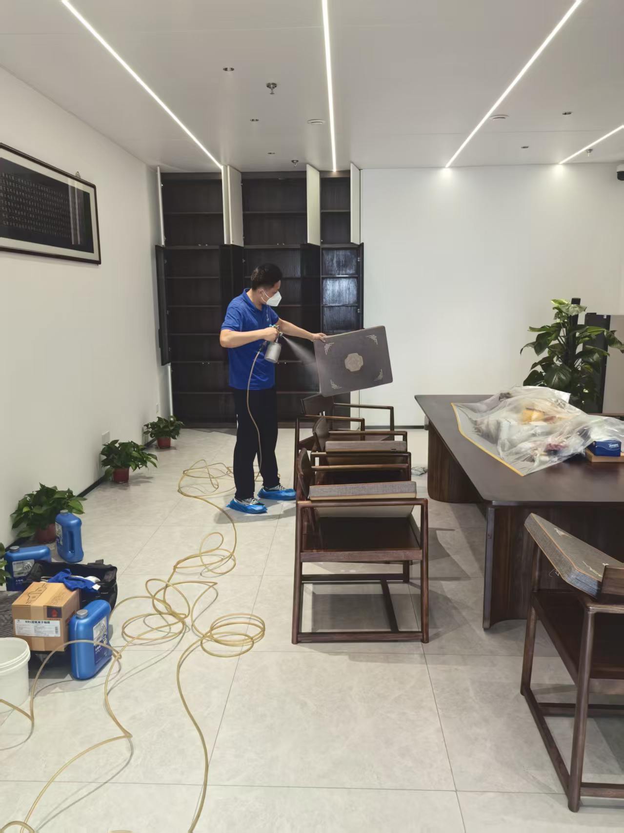 苏州五音智能科技室内空气净化工程现场3